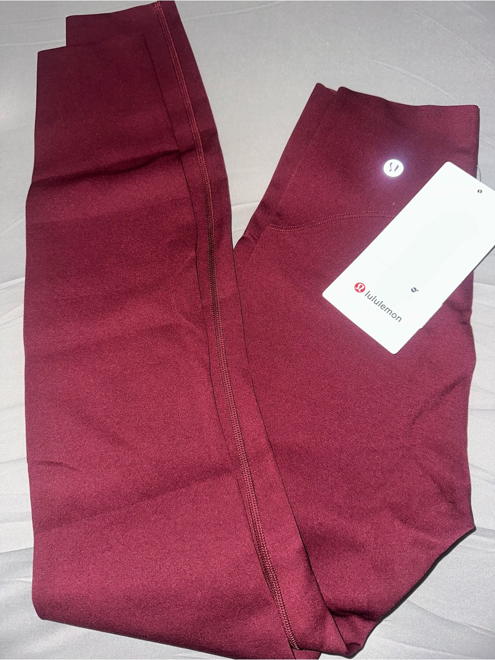 Lululemon Glow Up HR Tight 25” - Burgundy BBAY - NWT 2